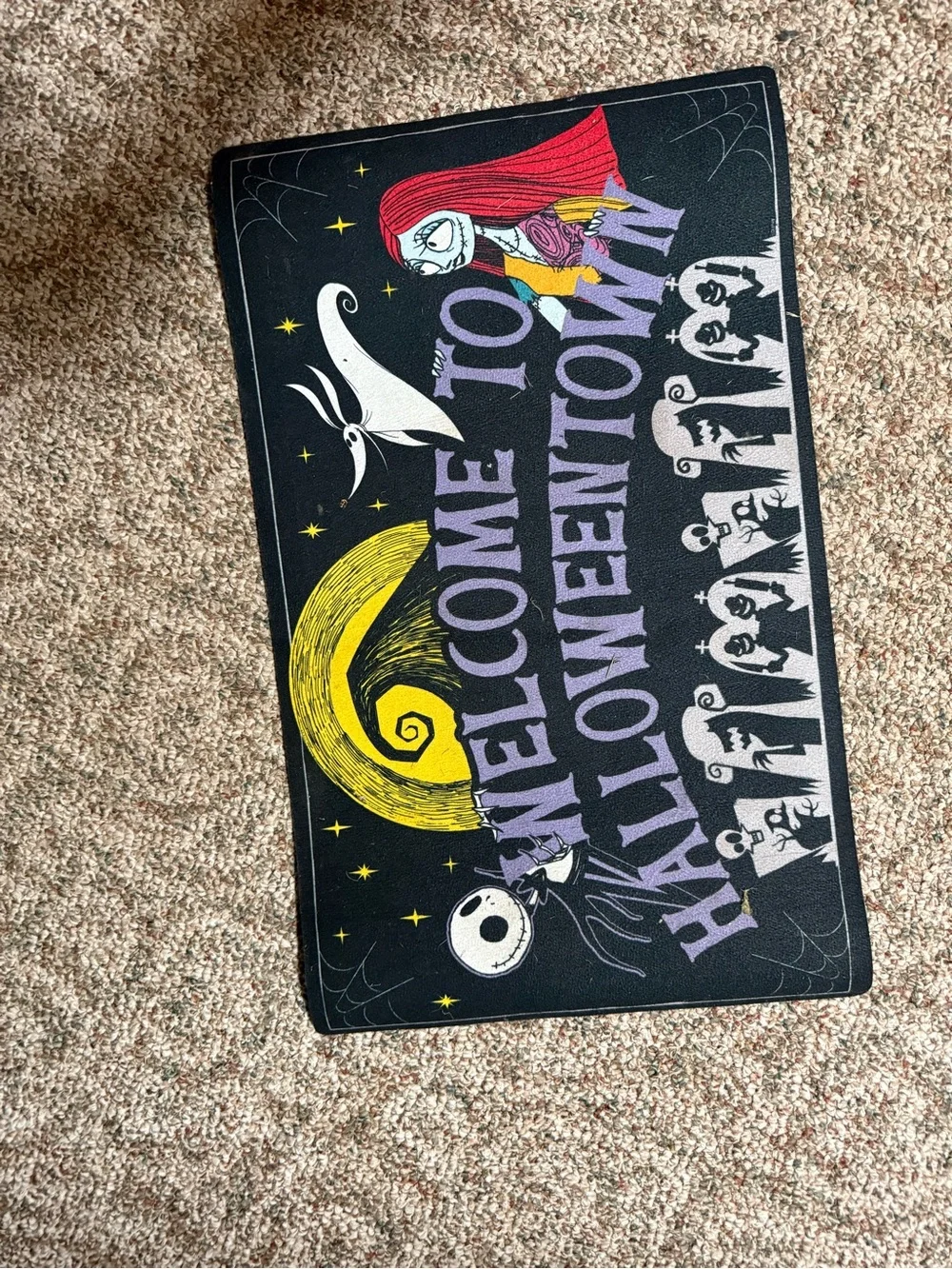 Nightmare Before Christmas 'Welcome to Halloweentown' Doormat